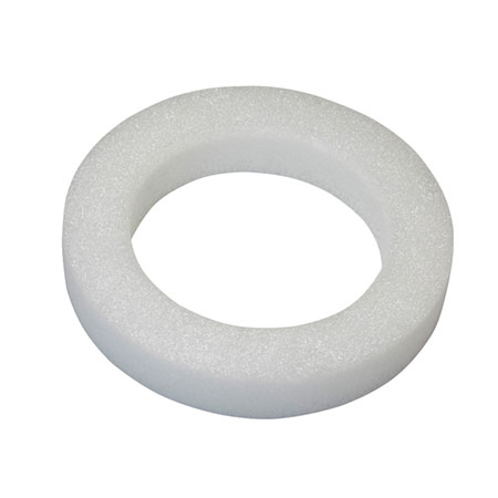 12&quot; White STYROFOAM&#174;  Beveled Wreaths