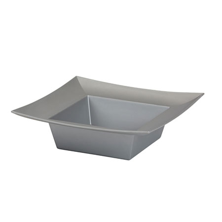 24 ESSENTIALS&#8482; Silver Square Bowls